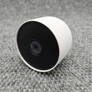 Google Nest Cam White Security Camera G3AL9 Smart Home Wireless Indoor/Outdoor